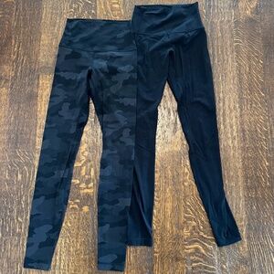 2 Lululemon Align High-Rise Pant 28", size 2: black and black camo